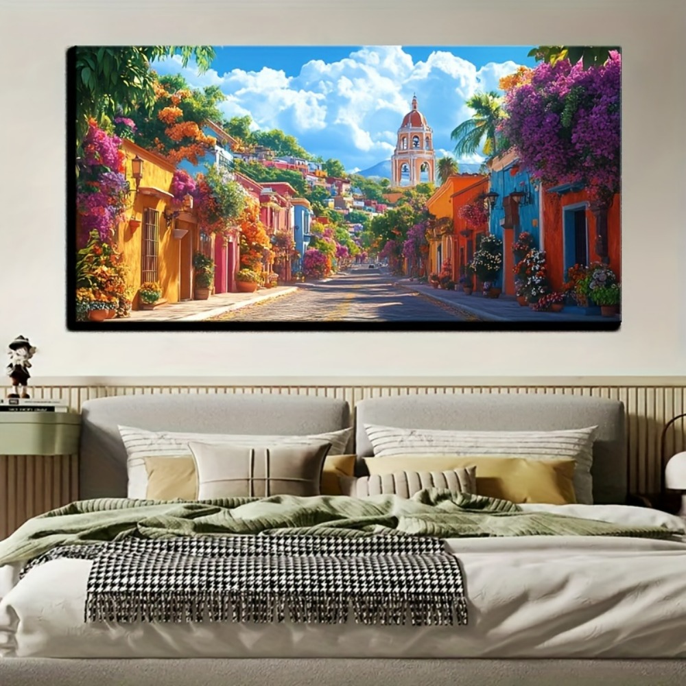 Home Decor Interior - Mexican rural street Colorful interior decoration