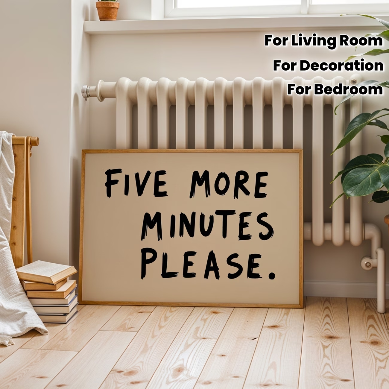 Home Decor Quotes - Minimalist Please Sleep For Five More