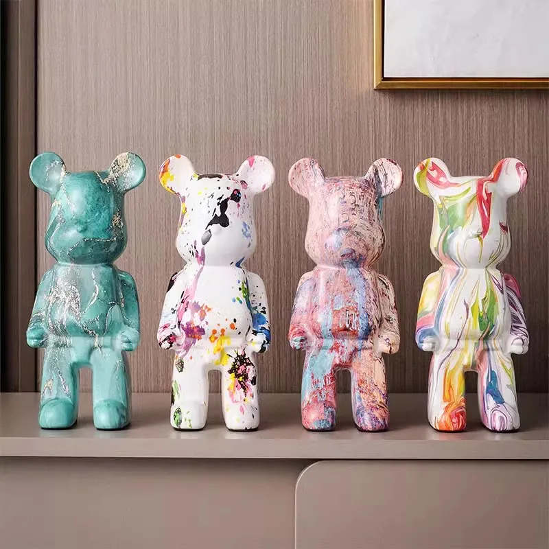 Home Decor Aesthetic Pinterest - 28cm Aesthetic Bear Figure Ceramics Saving