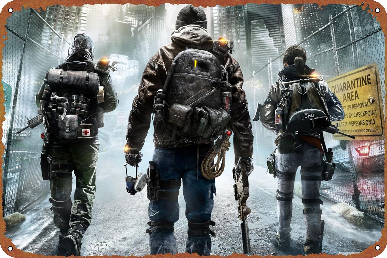 Home Decor Games - Tom Clancys The Division 2015 Metal