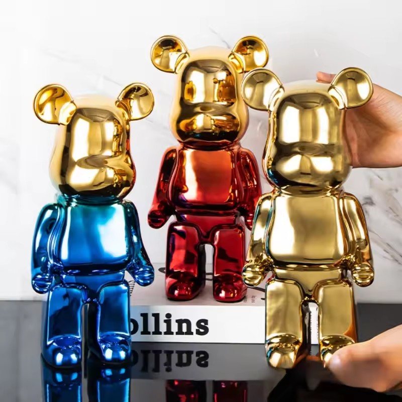 Home Decor Aesthetic Pinterest - 28cm Aesthetic Bear Figure Ceramics Plating