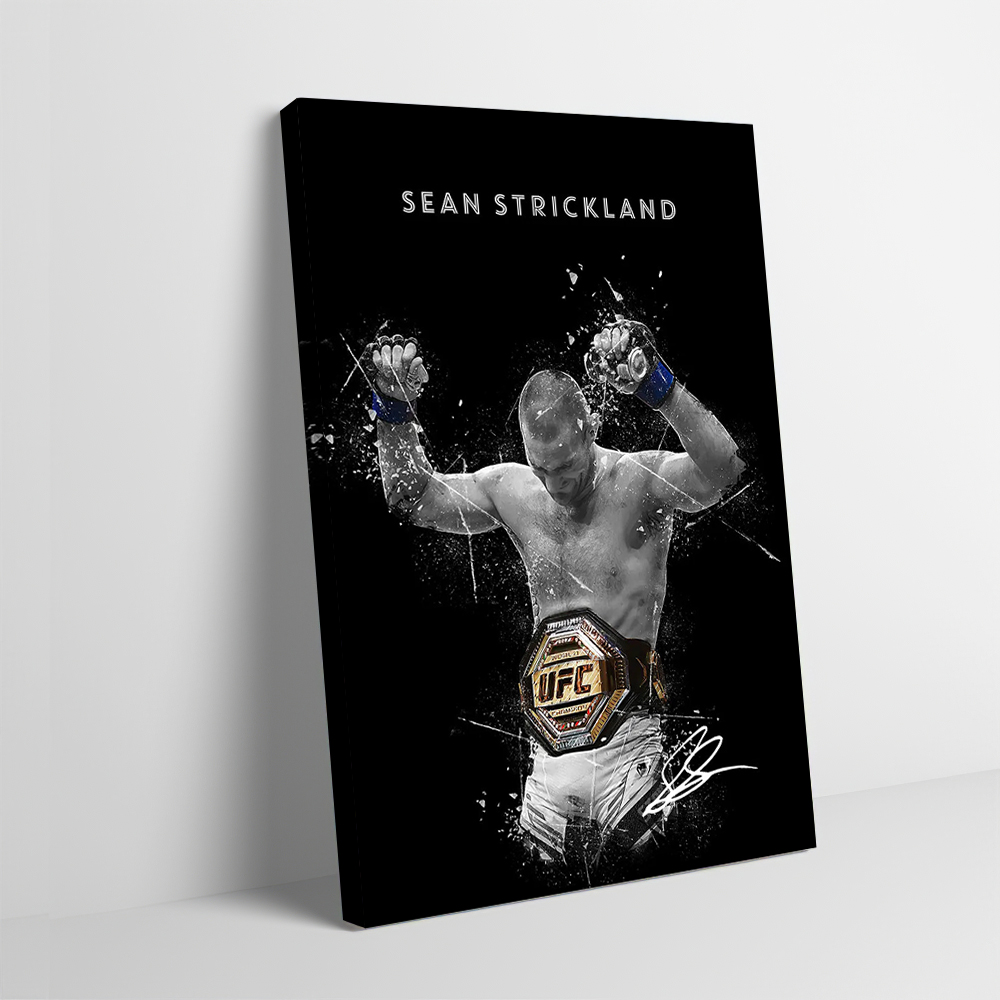 Home Decor Interior - Sean Strickland Printing Poster Customizable Pictures