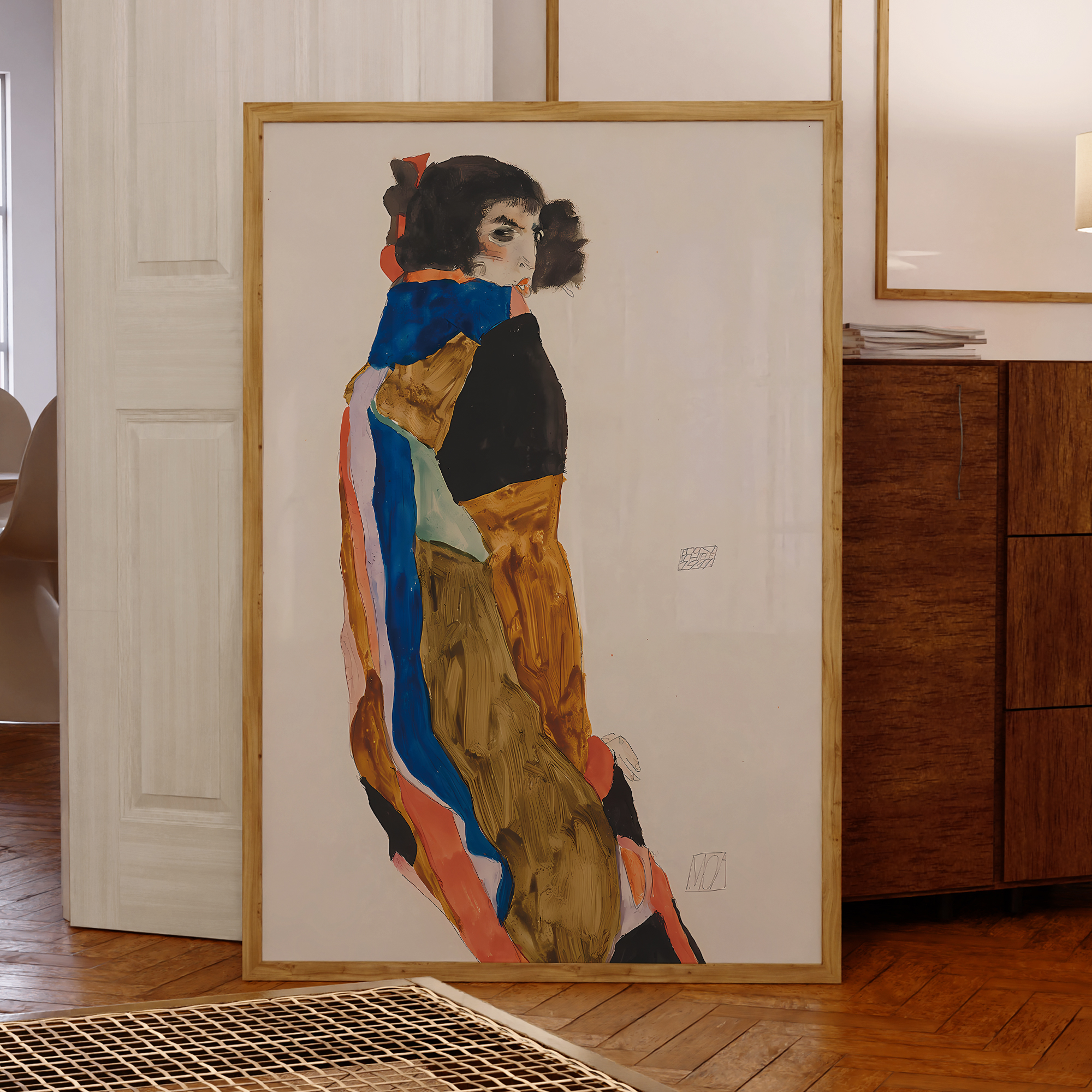 Modern Abstract Egon Schiele M - Home Decor Vintage incelemesi ve fiyatı