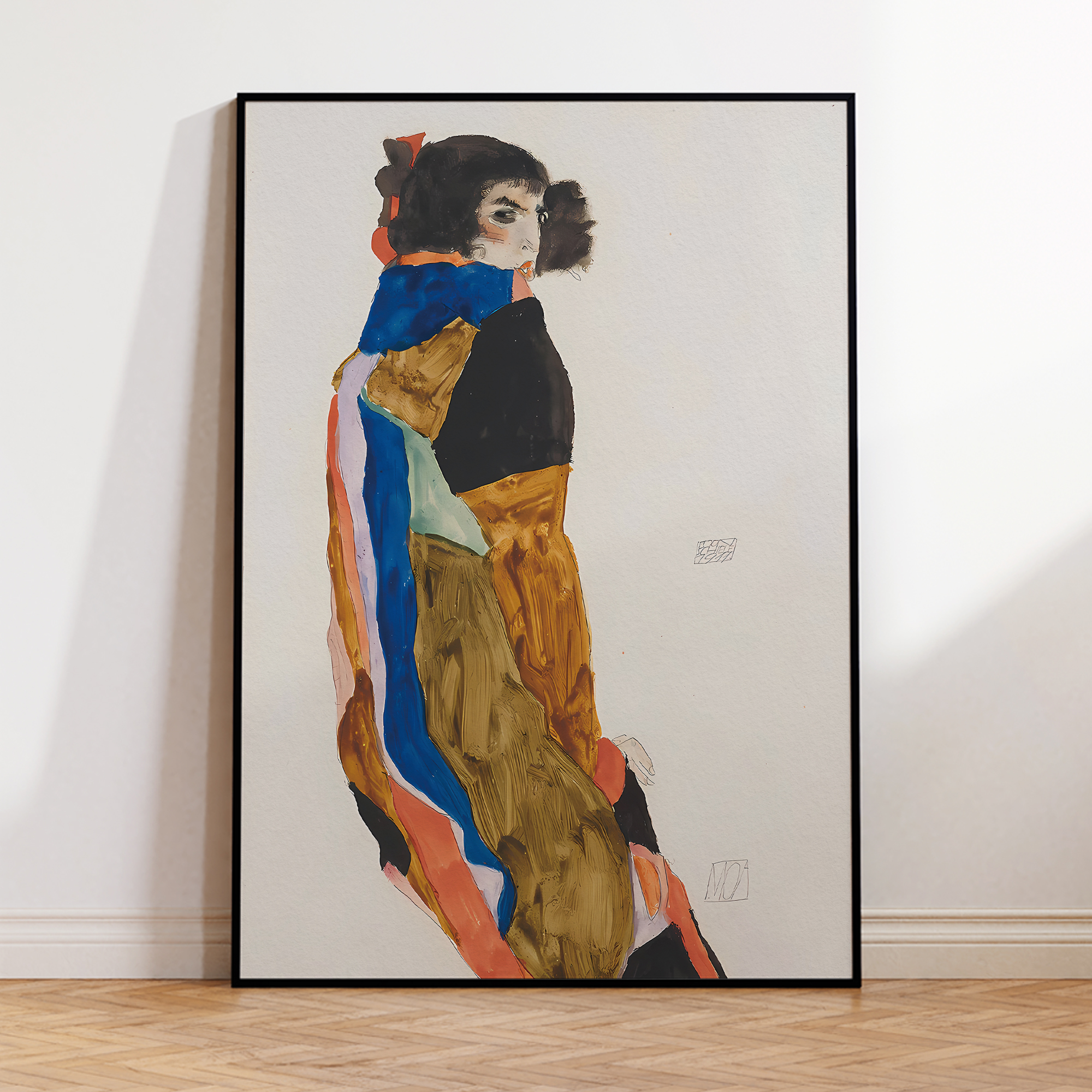 Modern Abstract Egon Schiele M - Home Decor Vintage incelemesi ve fiyatı