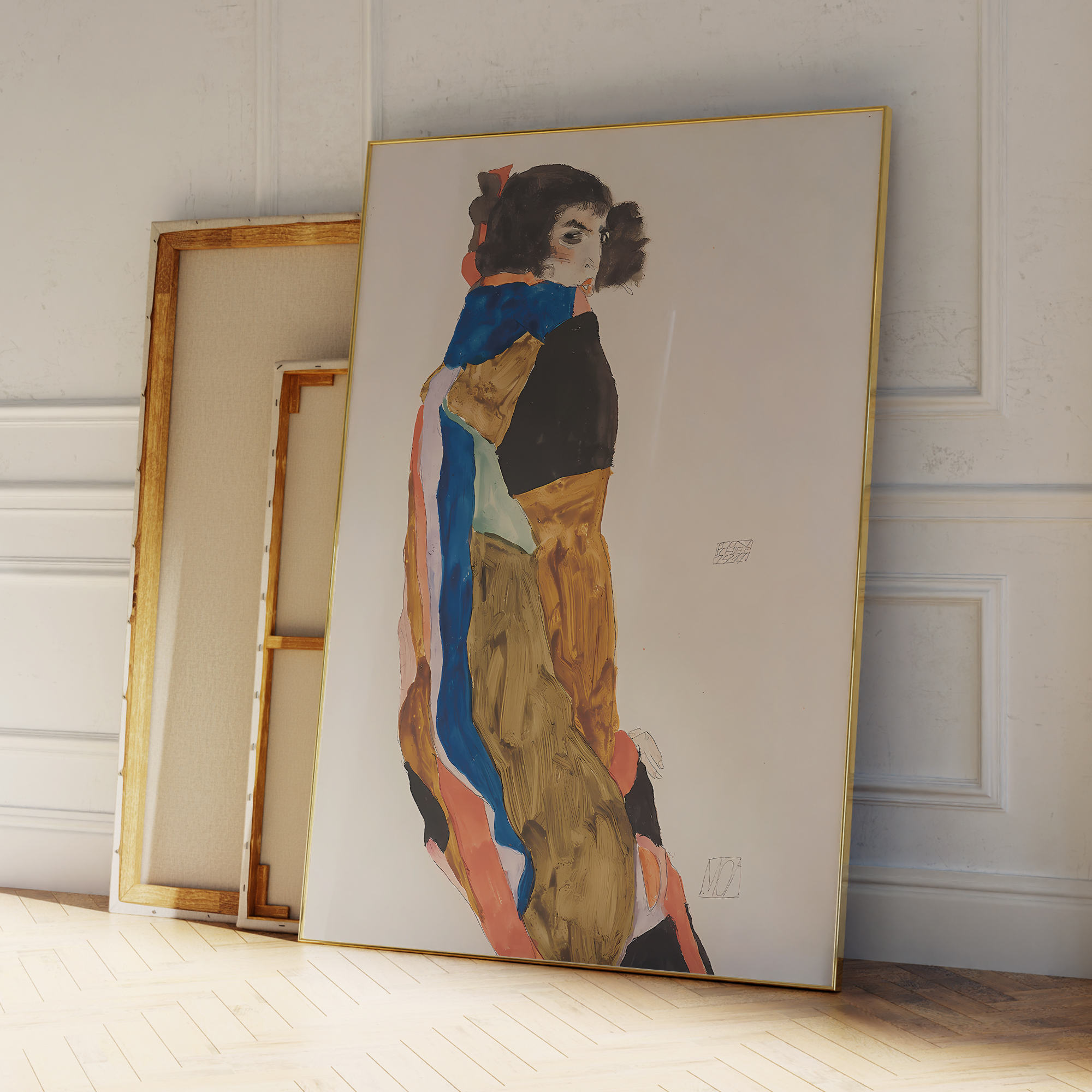 Modern Abstract Egon Schiele M - Home Decor Vintage incelemesi ve fiyatı
