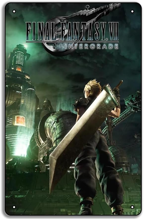 Final Fantasy VII Game Poster  - Home Decor Game incelemesi ve fiyatı