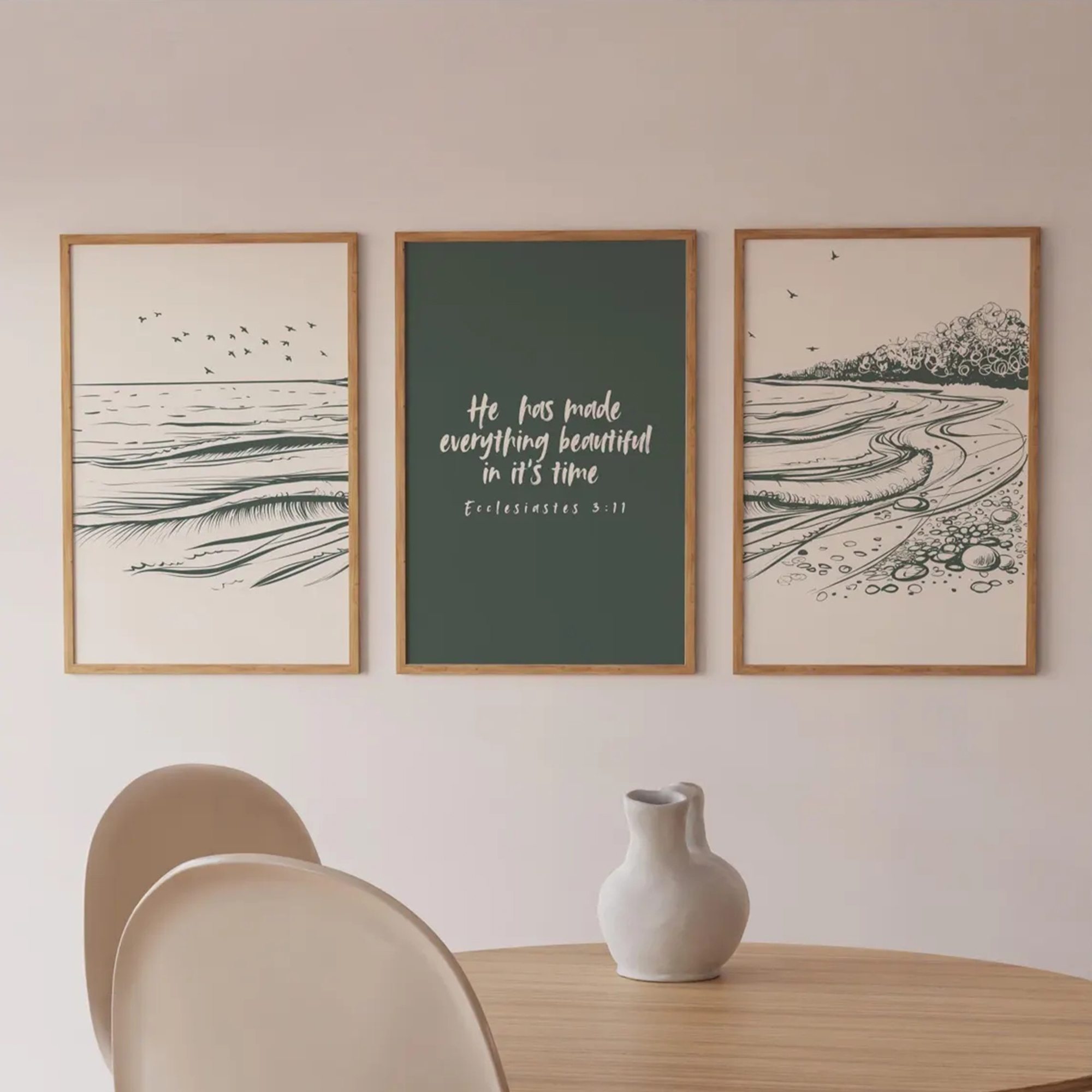 Minimalist Bible Verse  Script - Home Decor Quotes incelemesi ve fiyatı
