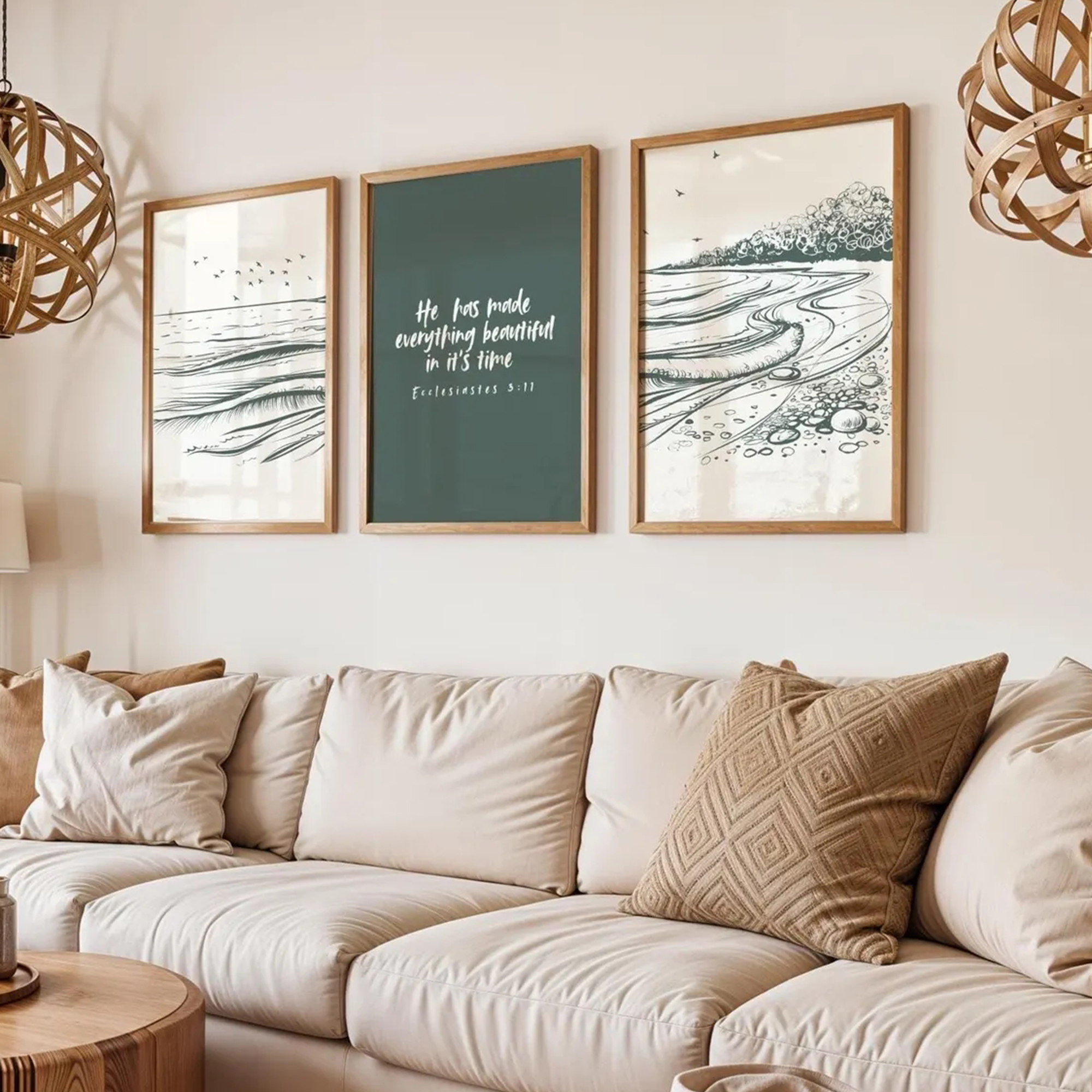 Minimalist Bible Verse  Script - Home Decor Quotes incelemesi ve fiyatı