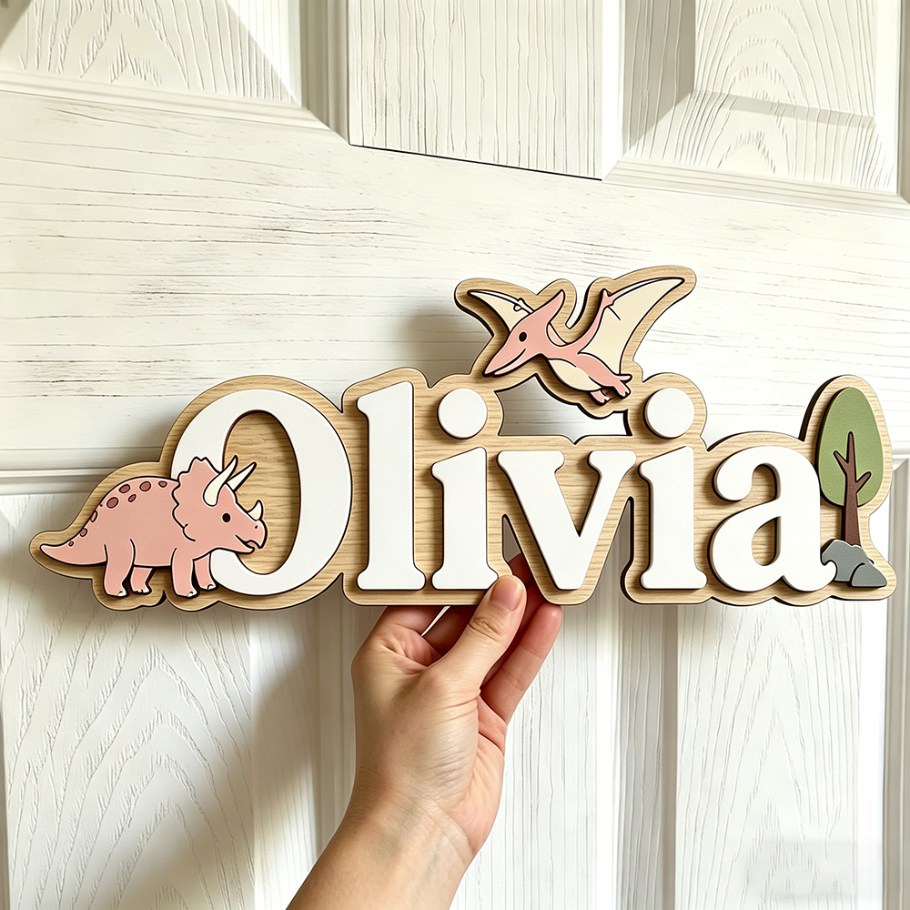 Personalized Dinosaur Name Sig - Home Decor Names incelemesi ve fiyatı