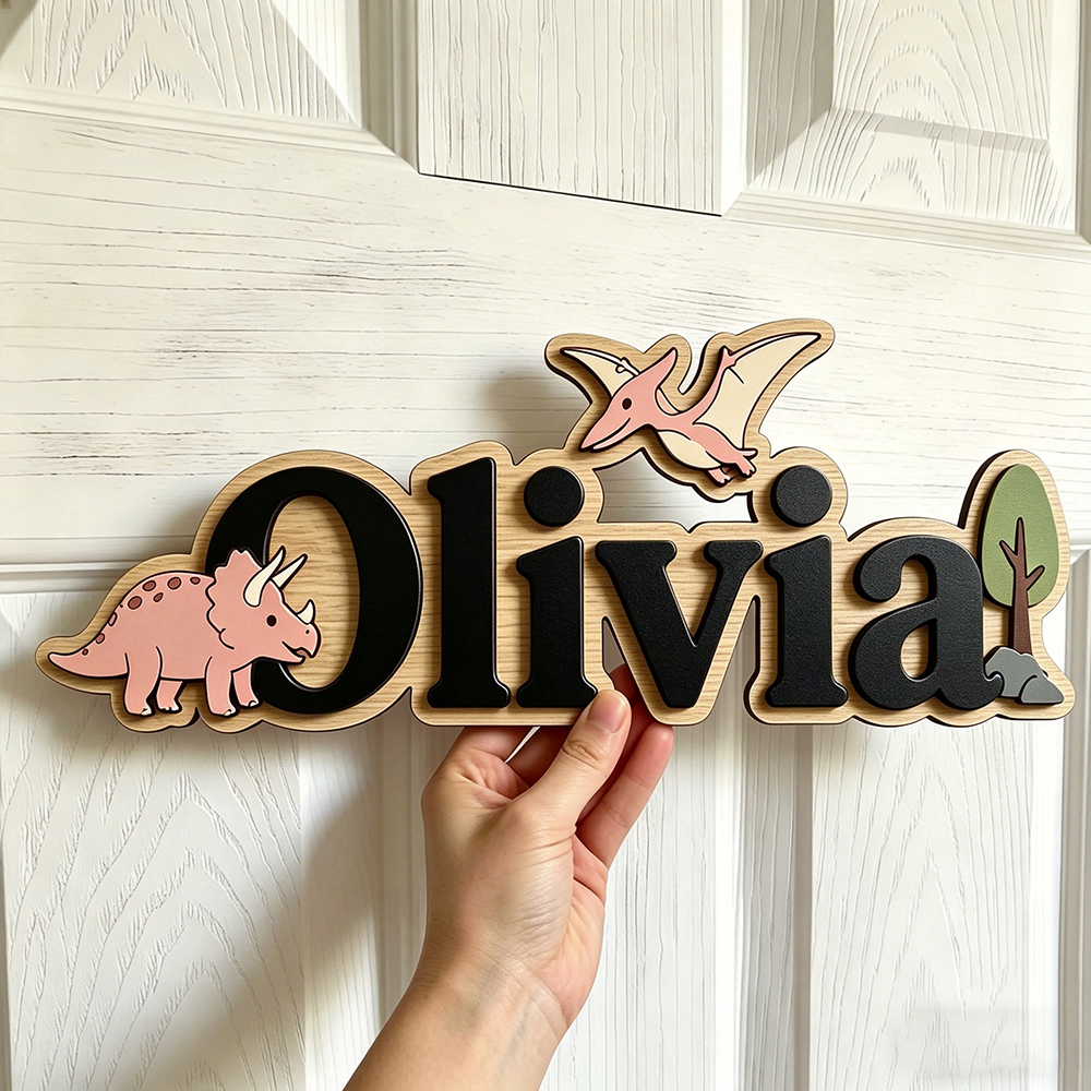 Personalized Dinosaur Name Sig - Home Decor Names incelemesi ve fiyatı
