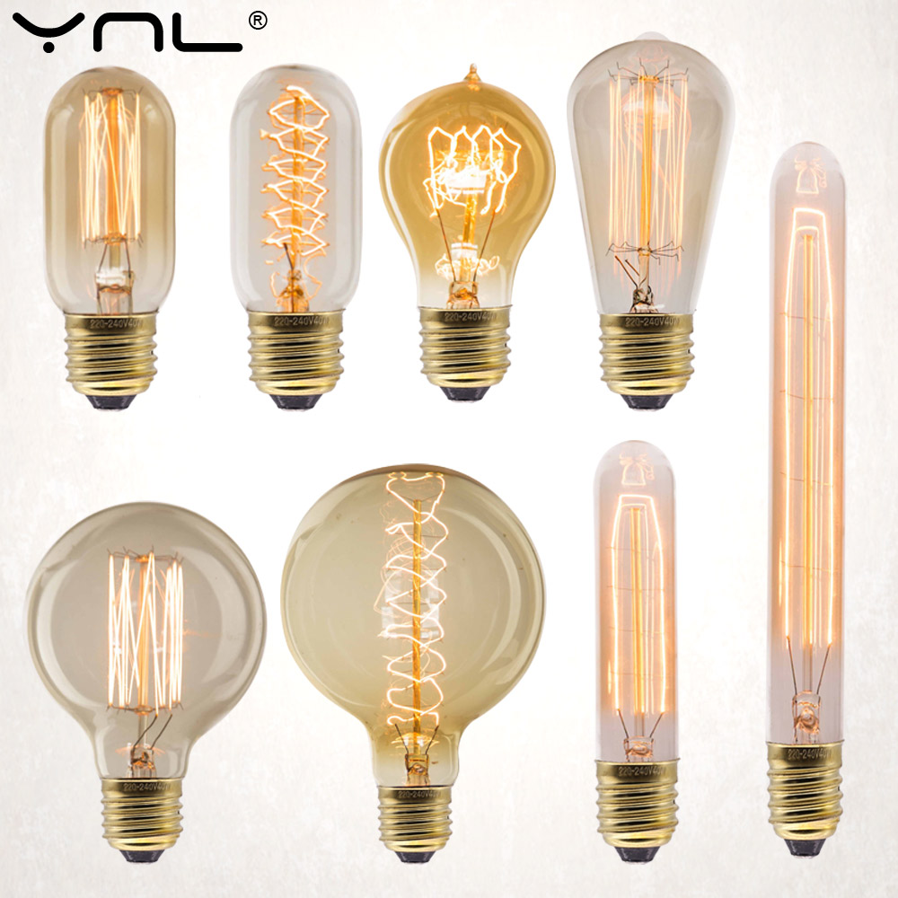 E27 Retro Edison Bulb 220V 40W - Home Decor Vintage incelemesi ve fiyatı