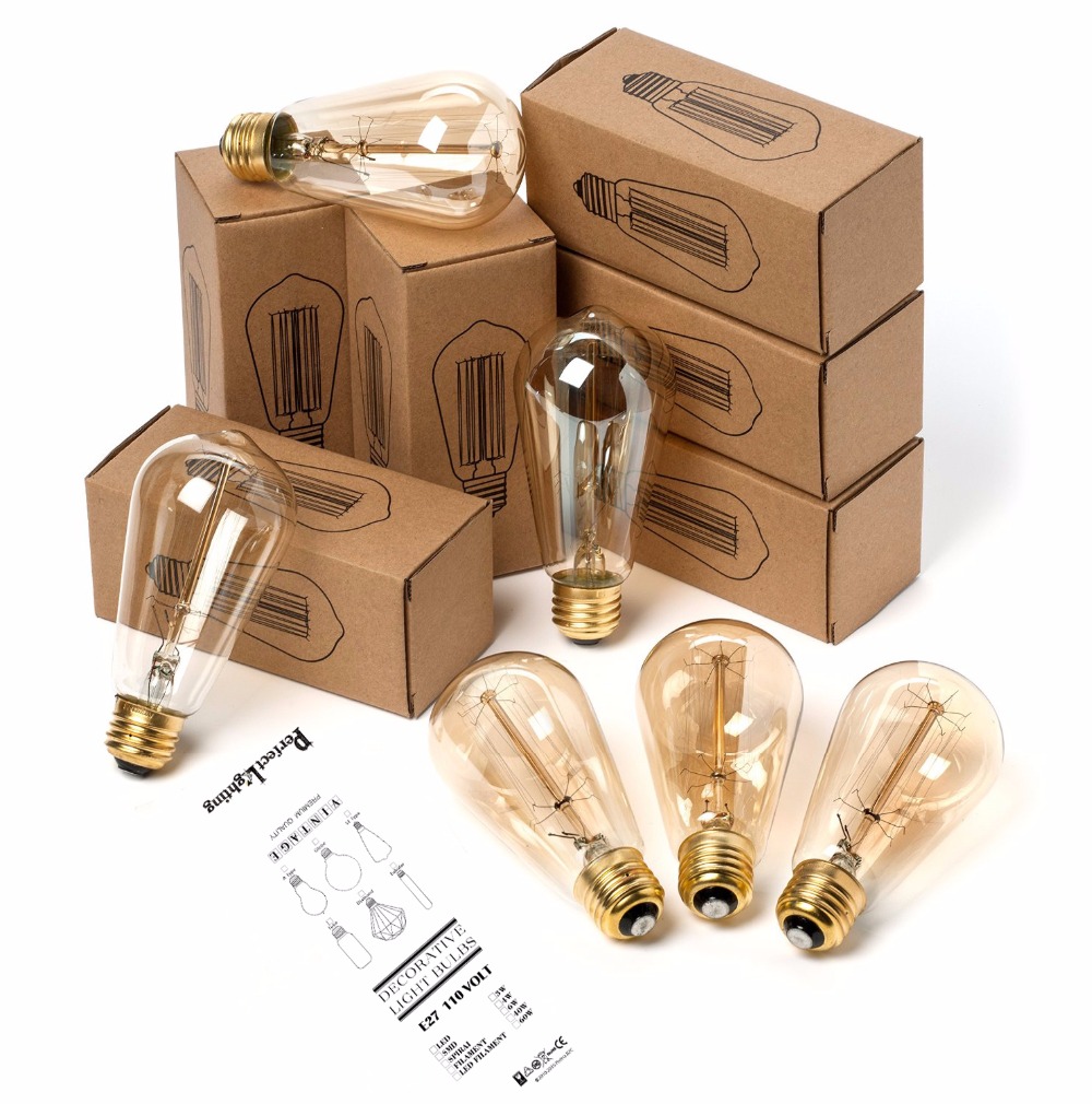 E27 Retro Edison Bulb 220V 40W - Home Decor Vintage incelemesi ve fiyatı