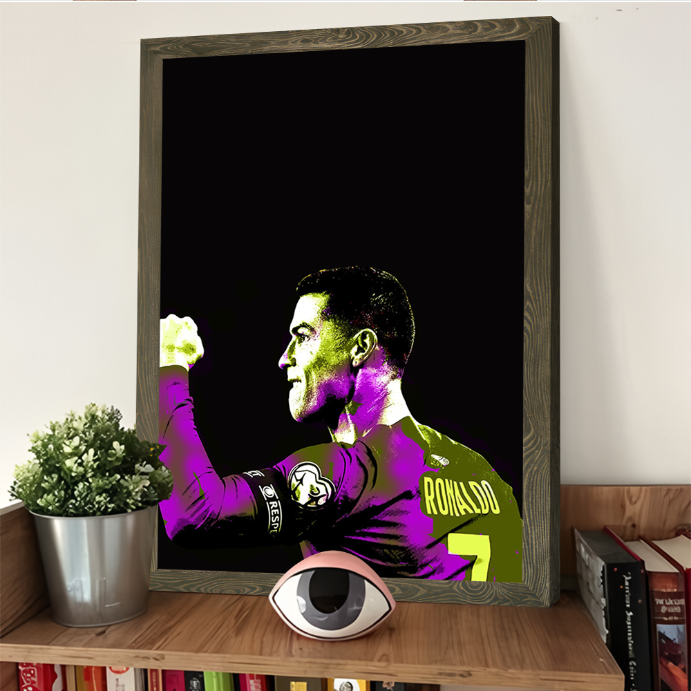 Cristiano Ronaldo Portrait Pos - Home Decor Interior incelemesi ve fiyatı