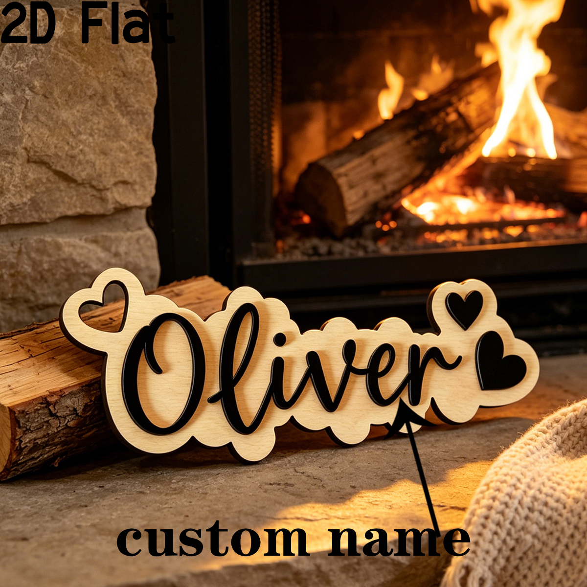 1Pc Custom Love Decor Wooden A - Home Decor Diy incelemesi ve fiyatı