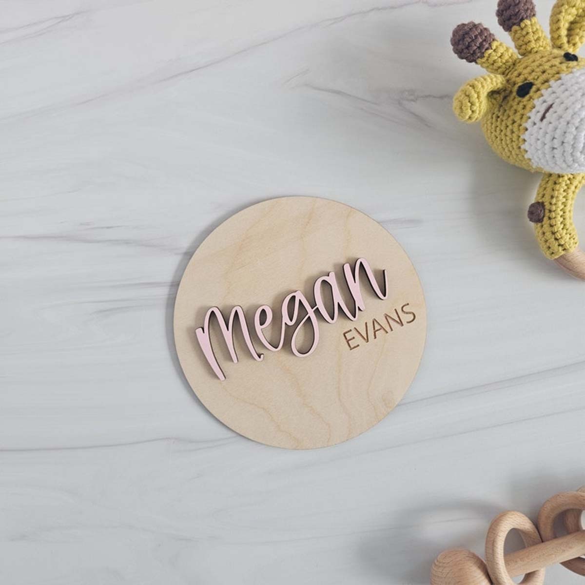 1Pc Custom Wooden Name Plate f - Home Decor Diy incelemesi ve fiyatı