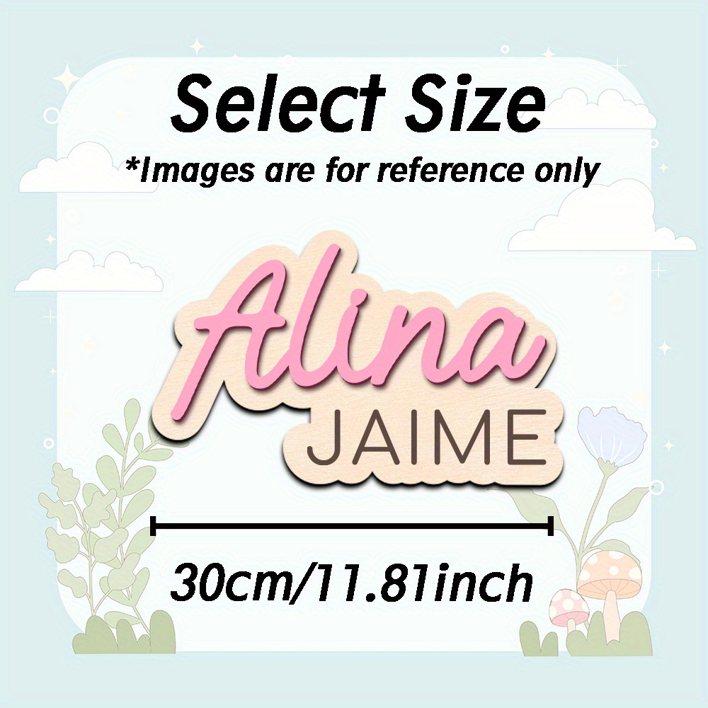 1pc Personalized Wooden Name S - Home Decor Games incelemesi ve fiyatı