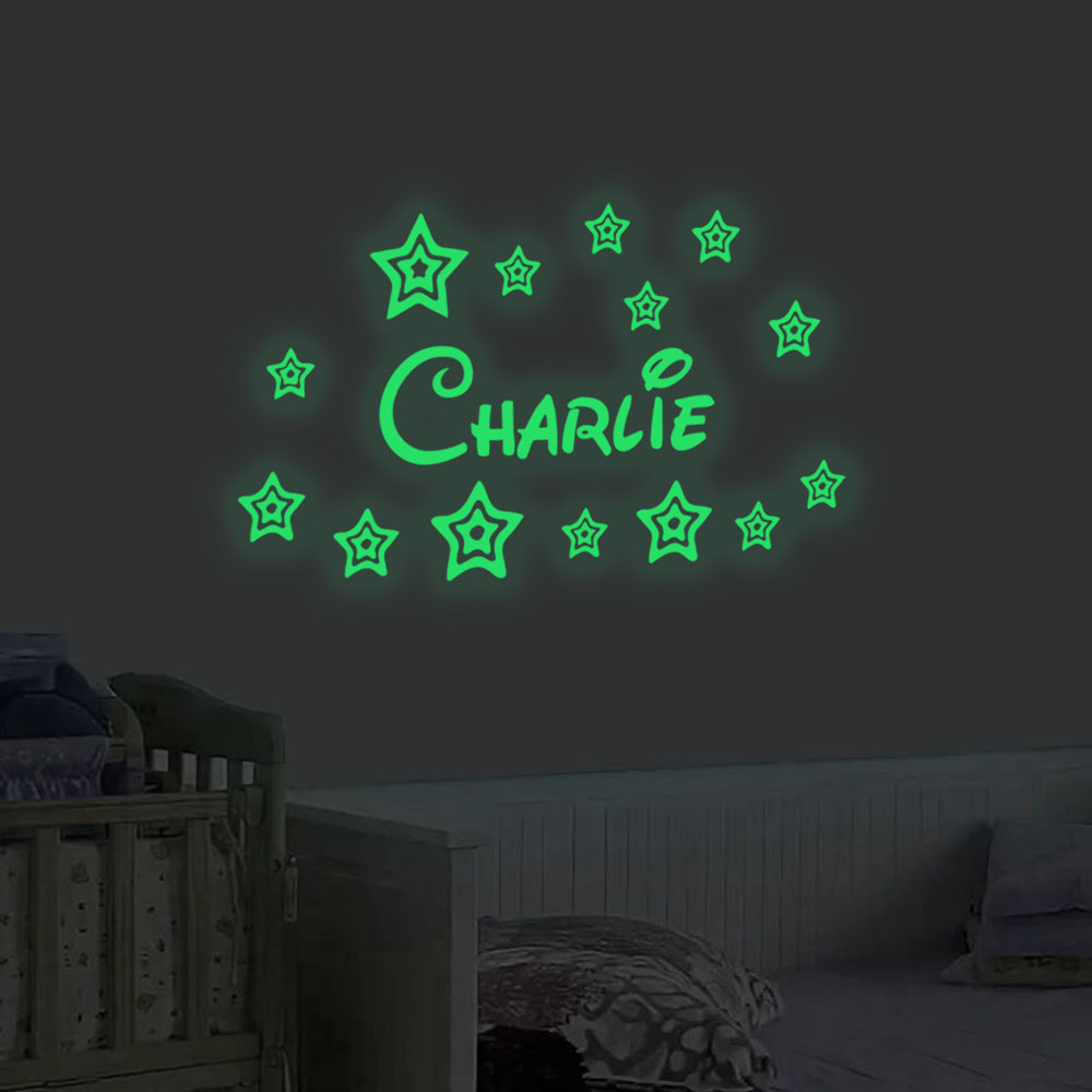 1pc Cartoon stars Custom Name  - Home Decor Diy incelemesi ve fiyatı