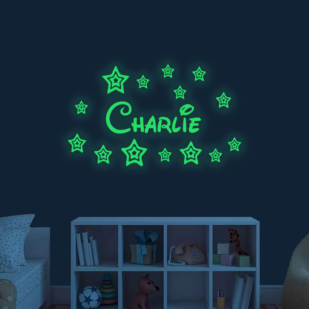 1pc Cartoon stars Custom Name  - Home Decor Diy incelemesi ve fiyatı