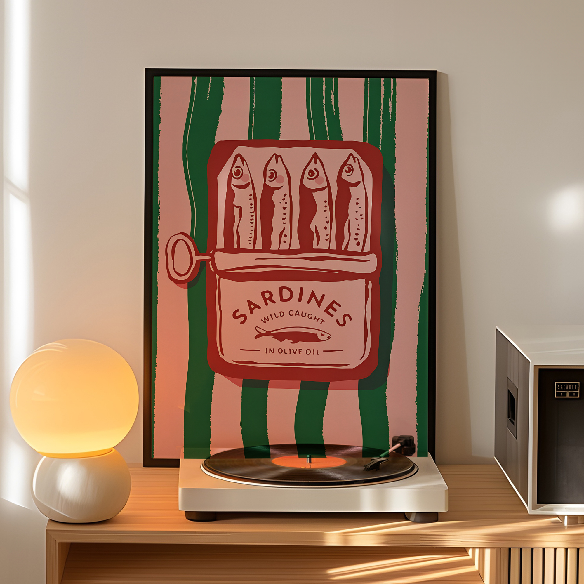 Vintage Cartoon Olive Oil Sard - Home Decor Vintage incelemesi ve fiyatı