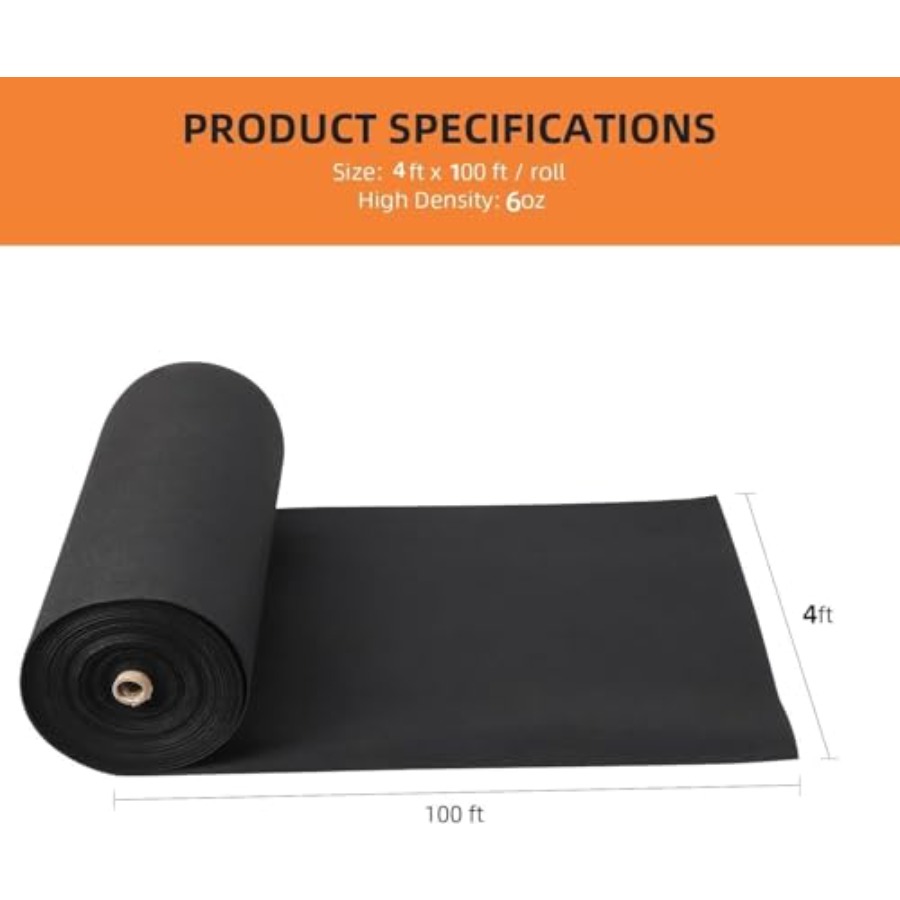 Geotextile Fabric 4Ft x 100Ft  - X Home Decor incelemesi ve fiyatı
