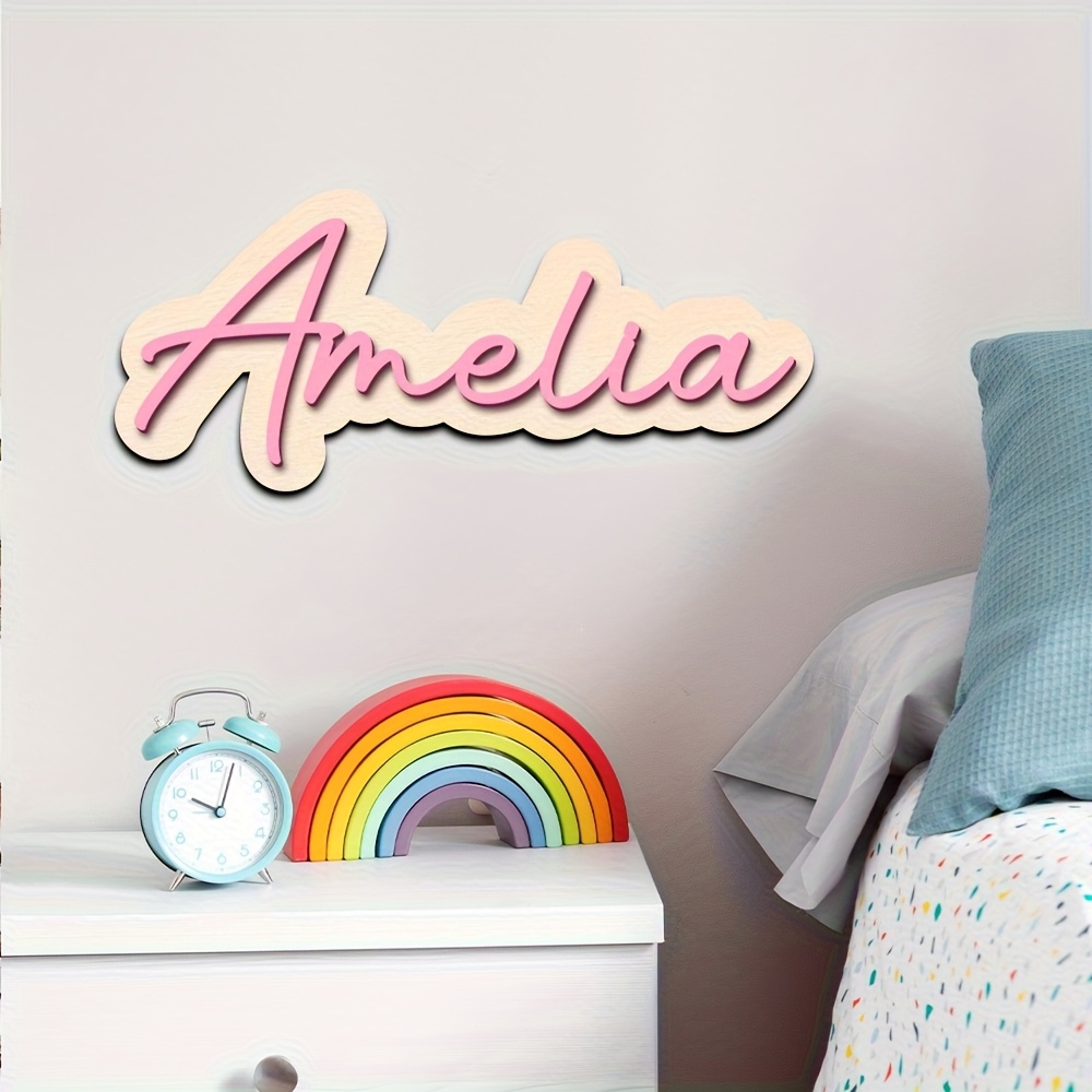 Personalized Double-Layered Wo - Home Decor Names incelemesi ve fiyatı