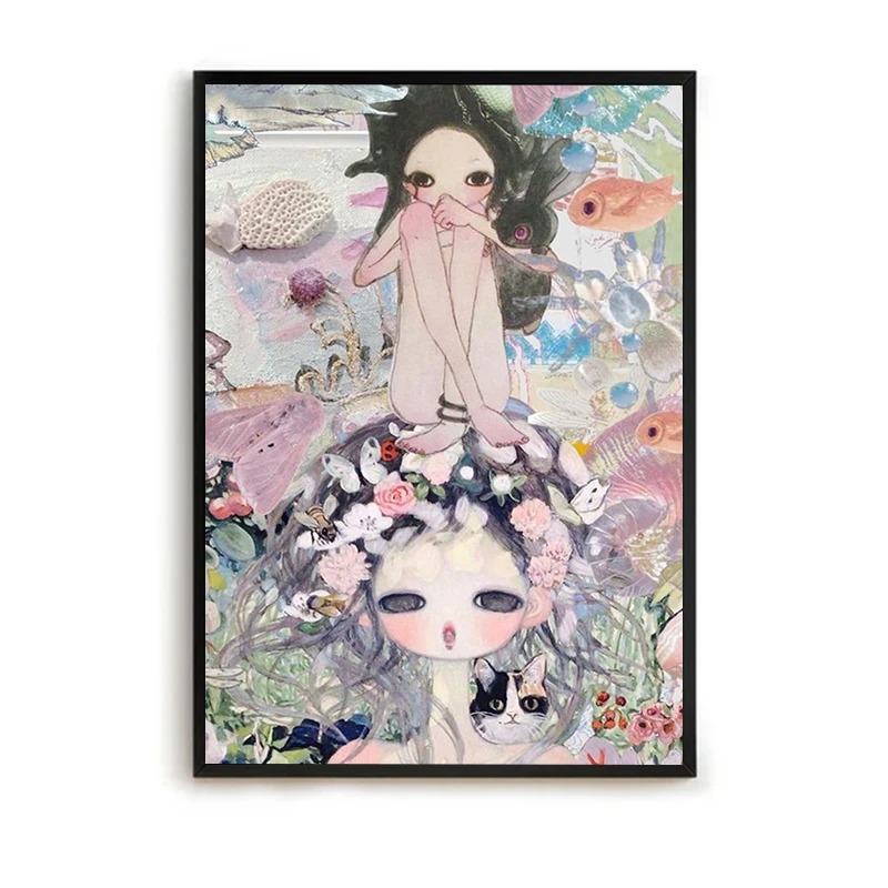 Aya Takano Decorative Prints W - Home Decor Aesthetic Pinterest incelemesi ve fiyatı