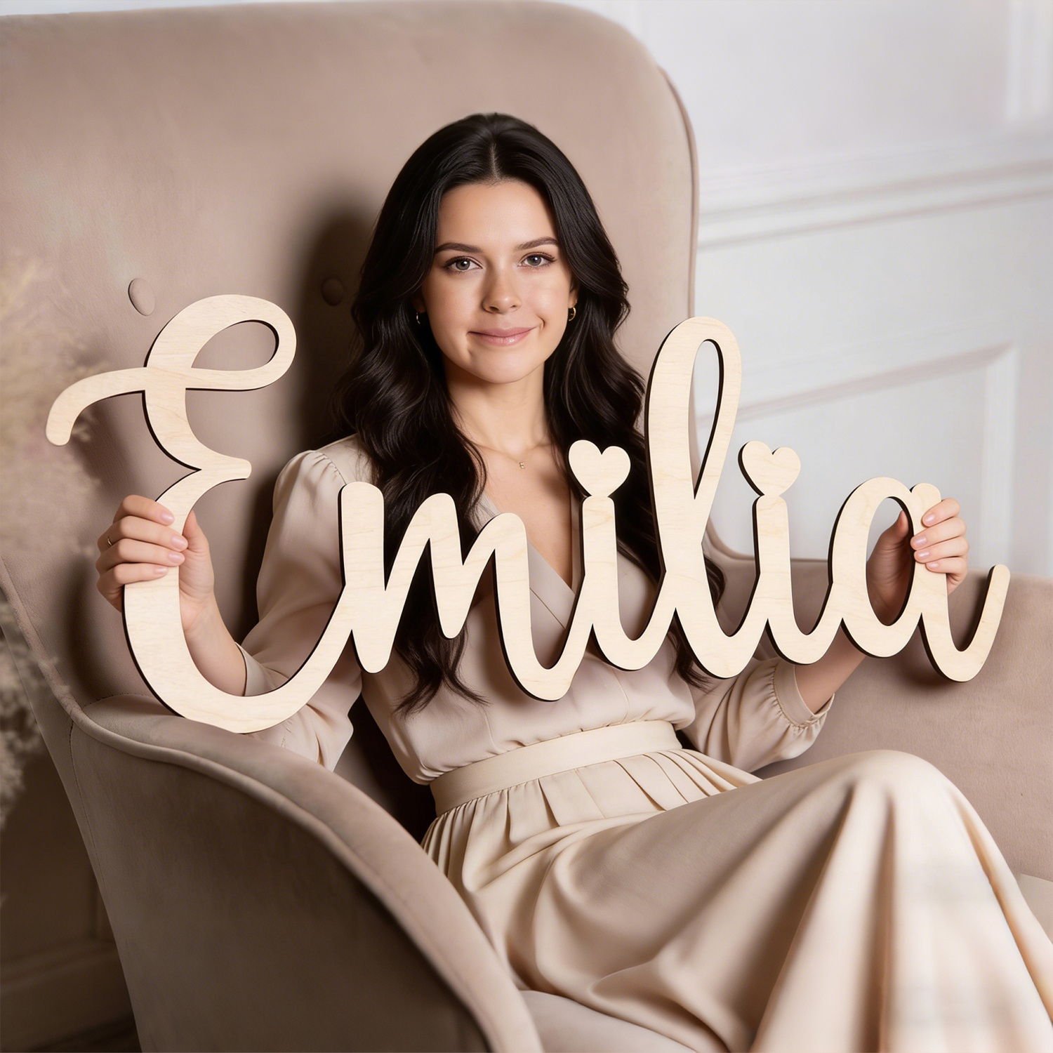1pc personalized custom wooden - Home Decor Names incelemesi ve fiyatı