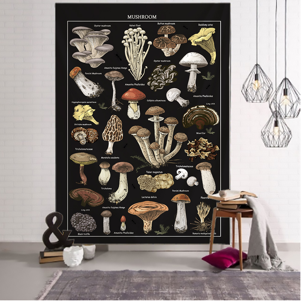 Black Mushroom Example Image T - Home Decor Examples incelemesi ve fiyatı