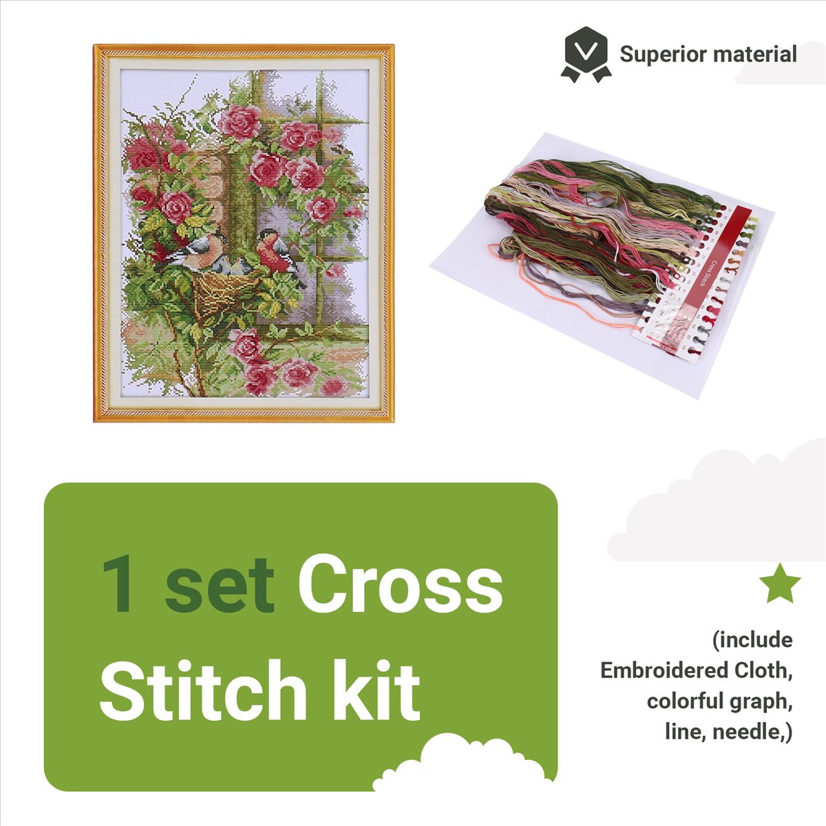 DIY Handmade Needlework Set Em - Home Decor Diy incelemesi ve fiyatı