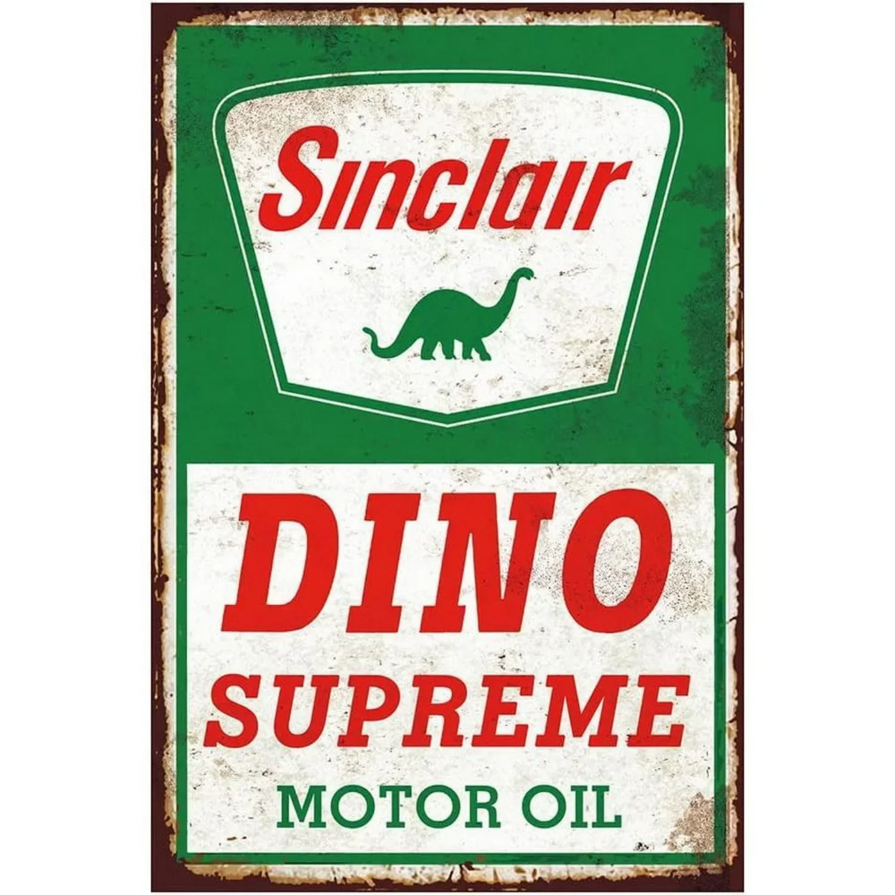 Vintage-Style Motor Oil Gas Si - Home Decor Interior incelemesi ve fiyatı