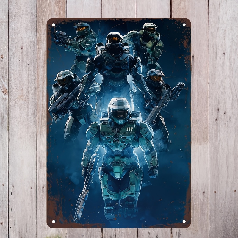 Halo-Inspired Metal Wall Art S - Home Decor Games incelemesi ve fiyatı