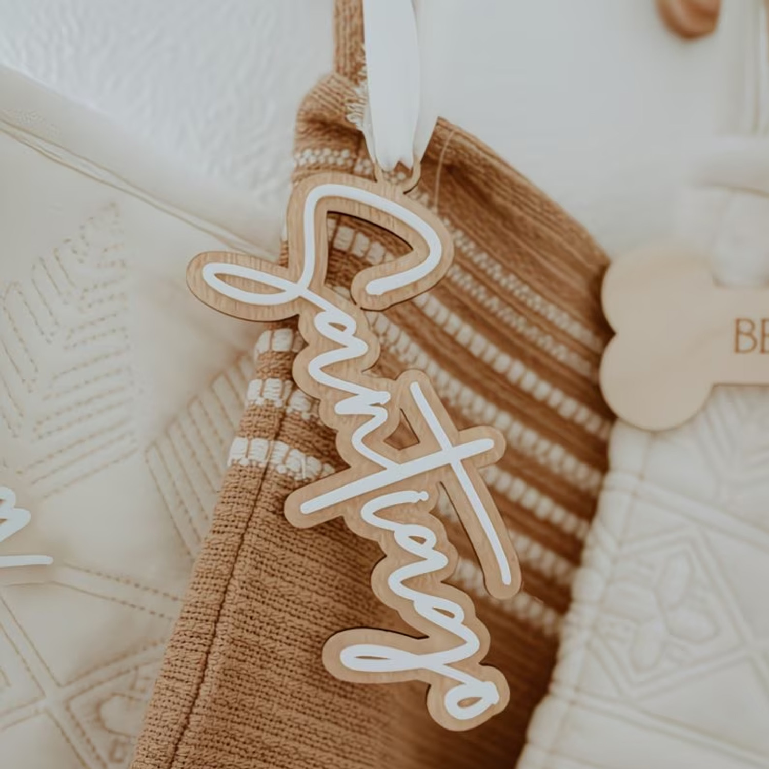 1Pc Custom Name Cute White Woo - Home Decor Diy incelemesi ve fiyatı