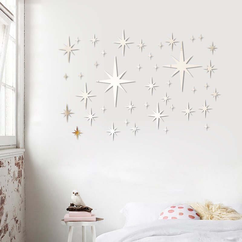 42 Piece Glow Star Wall Decals - Home Decor Aesthetic Pinterest incelemesi ve fiyatı