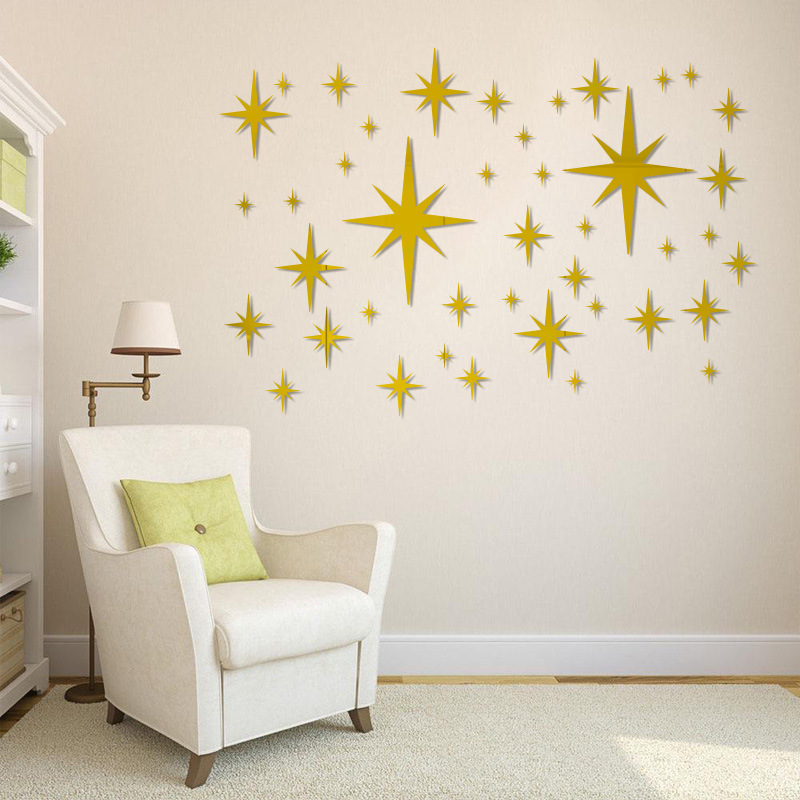 42 Piece Glow Star Wall Decals - Home Decor Aesthetic Pinterest incelemesi ve fiyatı