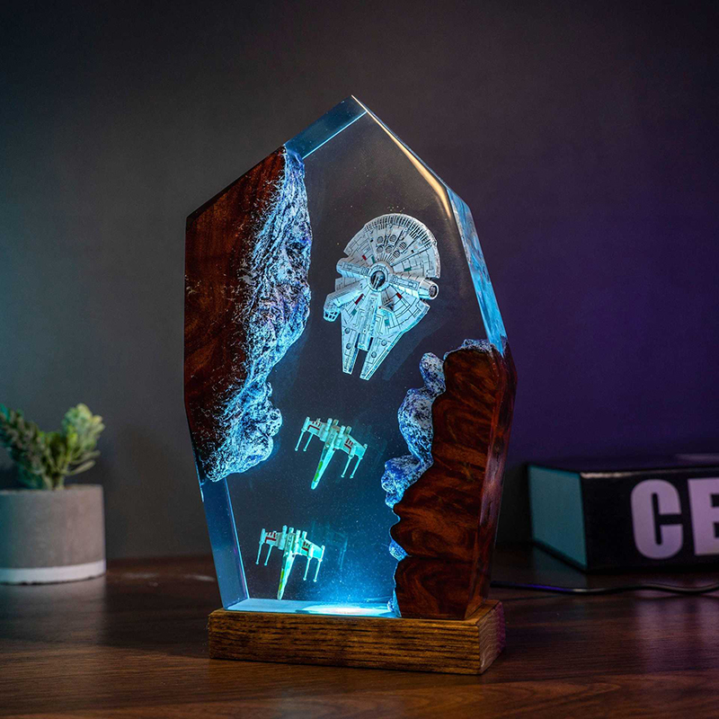 Table Resin Lamp Universe War  - Home Christmas Decor incelemesi ve fiyatı