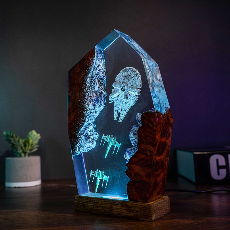Table Resin Lamp Universe War  - Home Christmas Decor incelemesi ve fiyatı