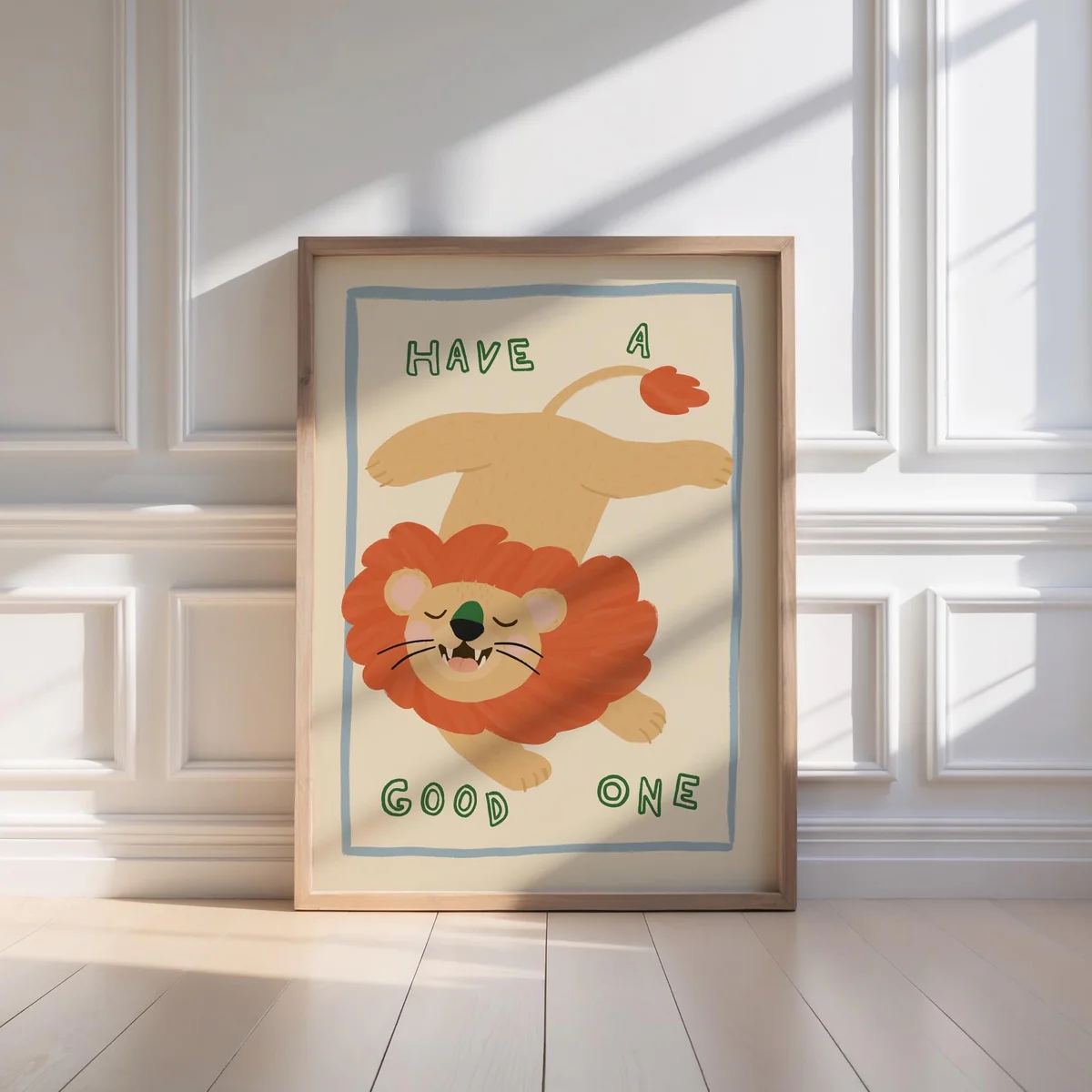 Modern,Cartoon Loin And Have A - Home Decor Quotes incelemesi ve fiyatı