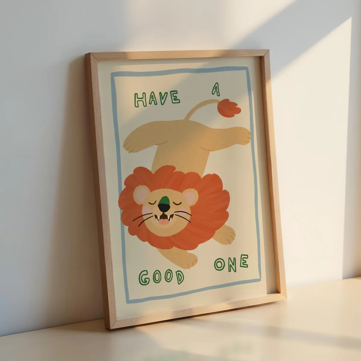 Modern,Cartoon Loin And Have A - Home Decor Quotes incelemesi ve fiyatı