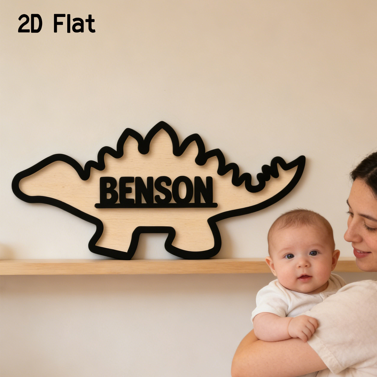 1Pc Cutom Dinosaur Wooden Acry - Home Decor Diy incelemesi ve fiyatı
