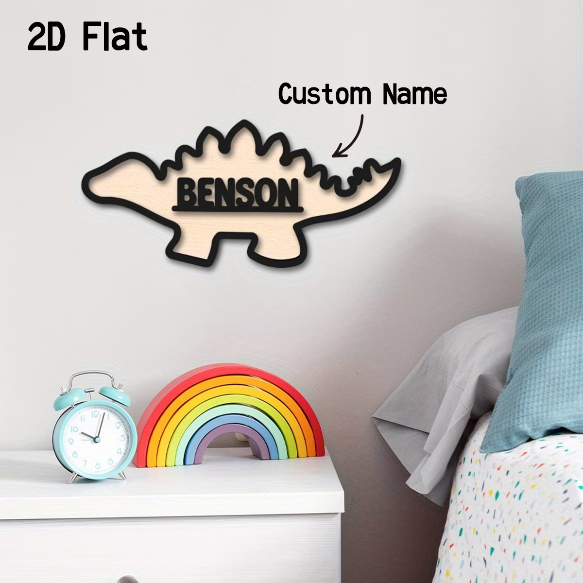 1Pc Cutom Dinosaur Wooden Acry - Home Decor Diy incelemesi ve fiyatı