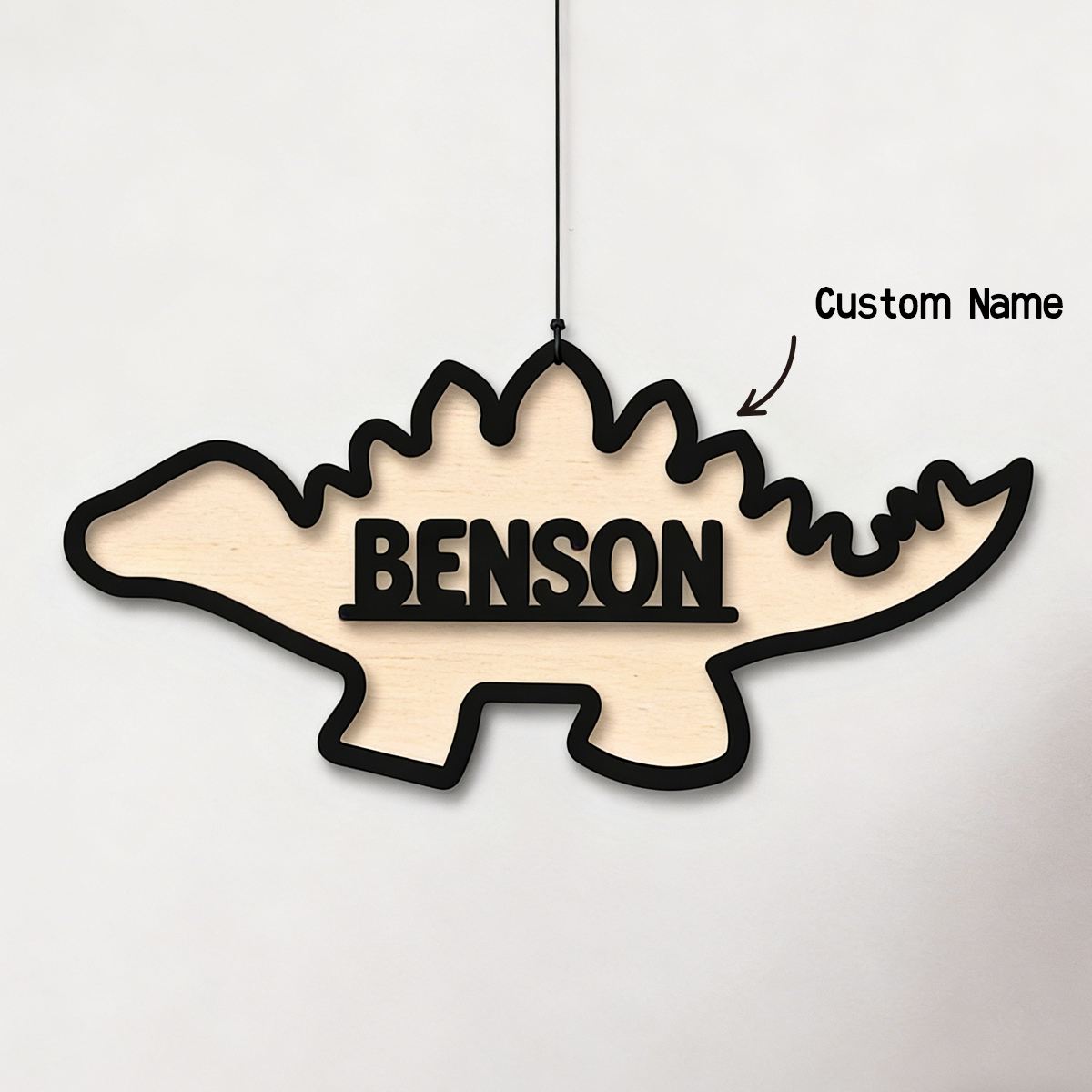 1Pc Cutom Dinosaur Wooden Acry - Home Decor Diy incelemesi ve fiyatı