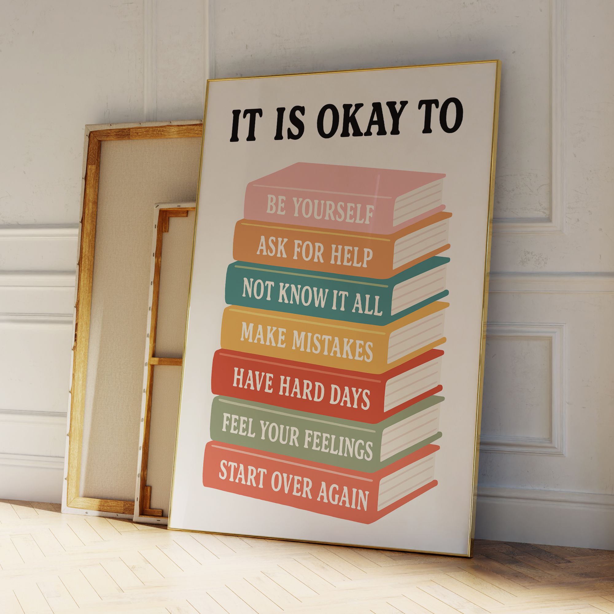 Modern Interesting It Is Okay  - Home Decor Quotes incelemesi ve fiyatı