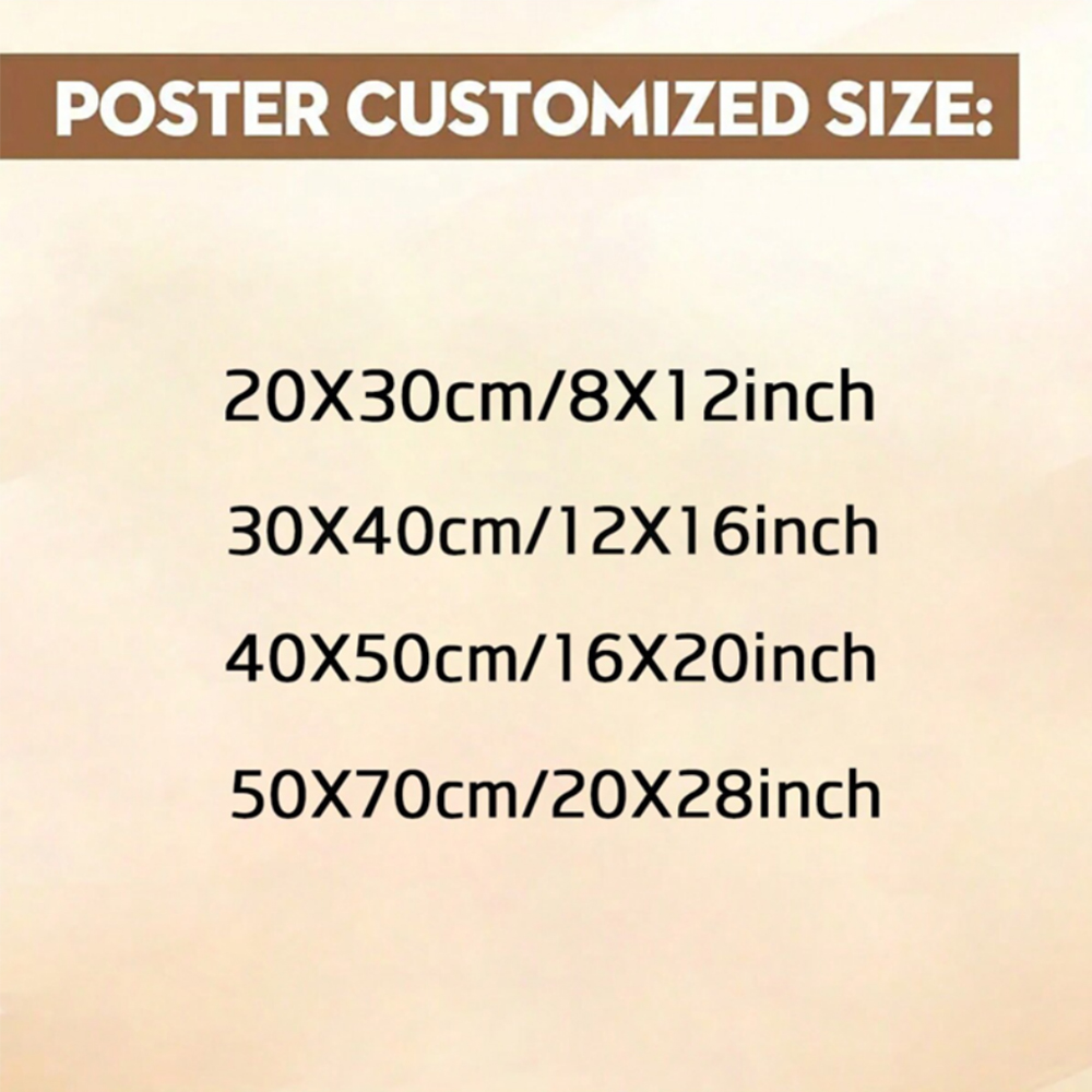 1pc Frameless Personalize Cust - Home Decor Game incelemesi ve fiyatı