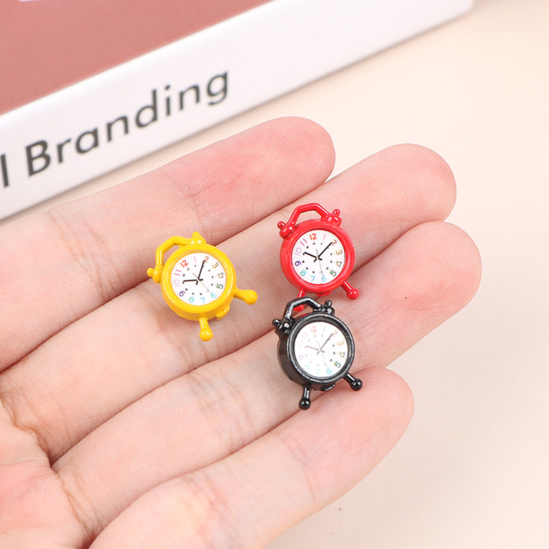 1PC 1:12 Scale Alarm Clock Dol - Home Decor Games incelemesi ve fiyatı