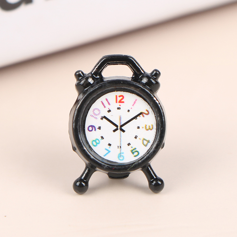 1PC 1:12 Scale Alarm Clock Dol - Home Decor Games incelemesi ve fiyatı