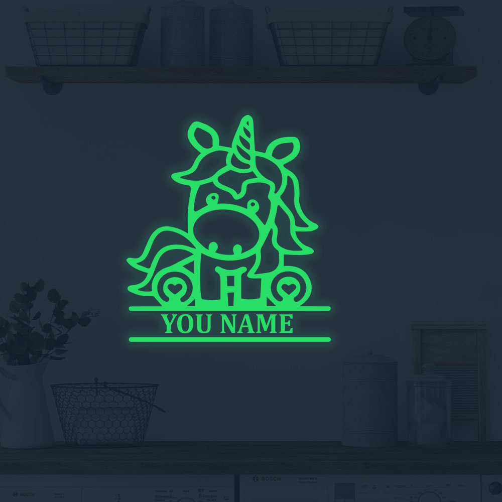 1pc Cartoon Horse Custom Name  - Home Decor Names incelemesi ve fiyatı