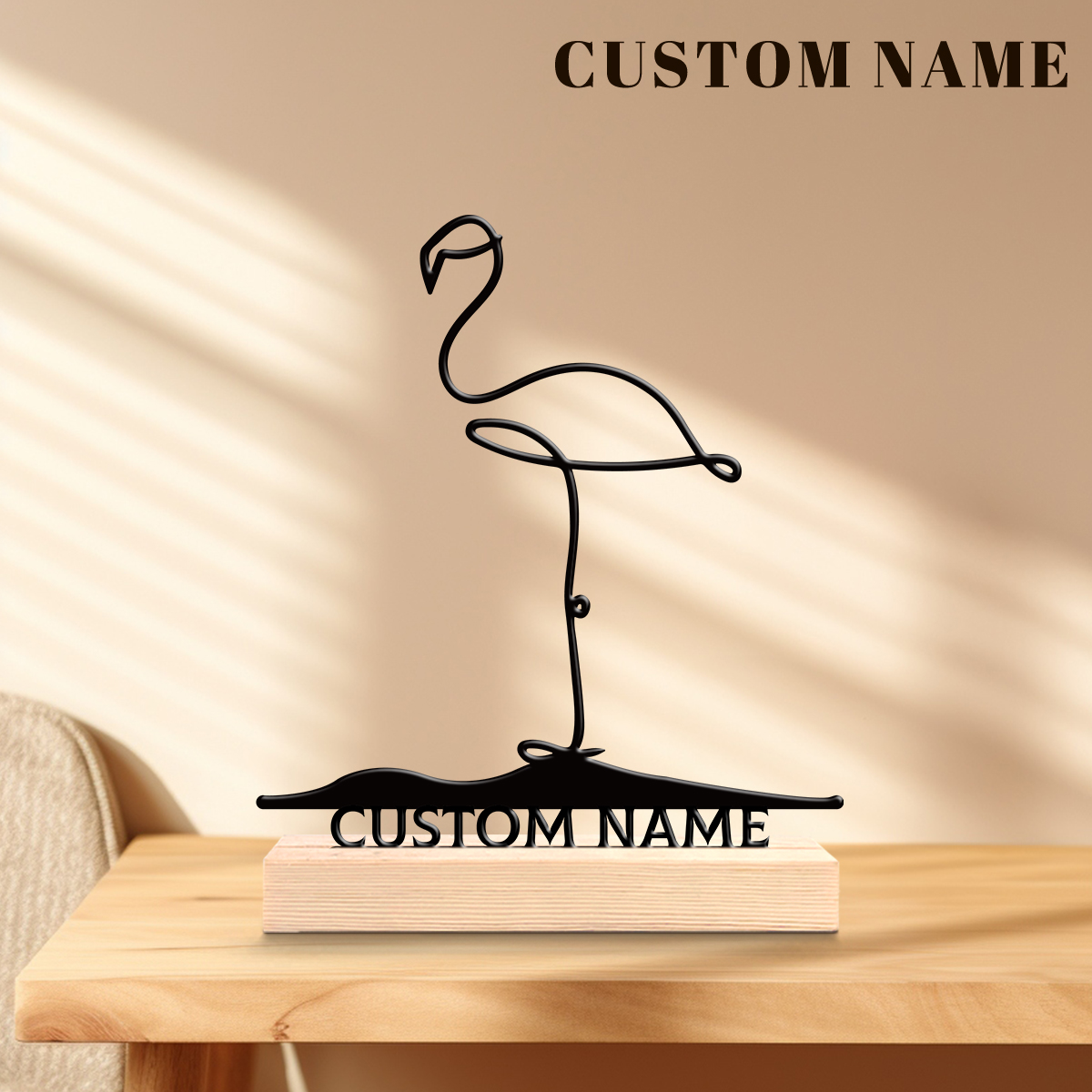 1Pc Csutom Name Cute Flamingo  - Home Decor Names incelemesi ve fiyatı