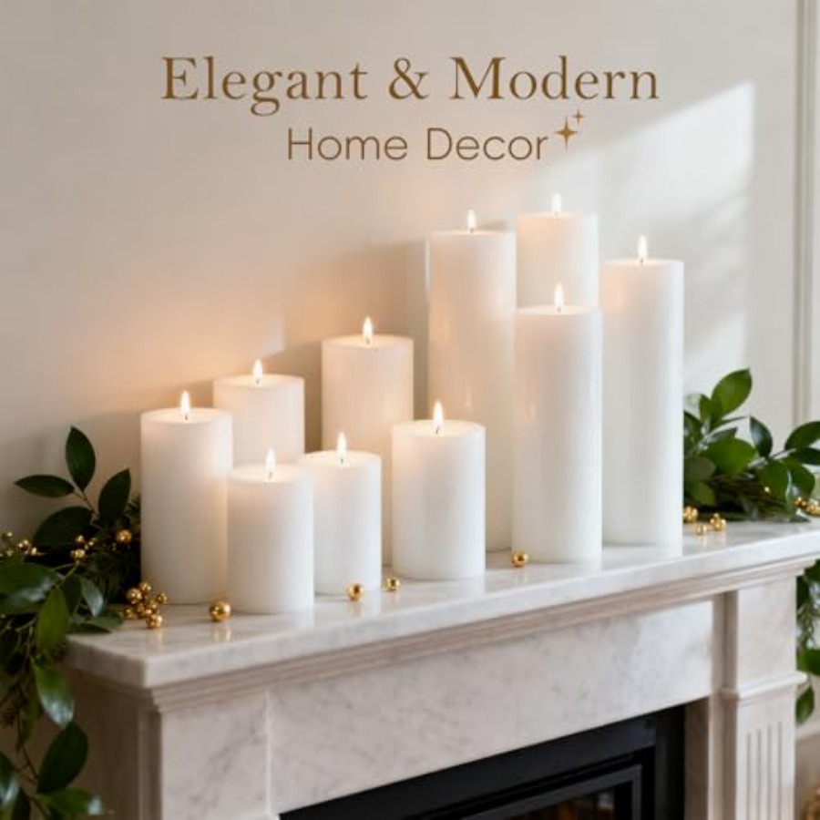 Pillar Candles Set 12 Packs 2. - X Home Decor incelemesi ve fiyatı