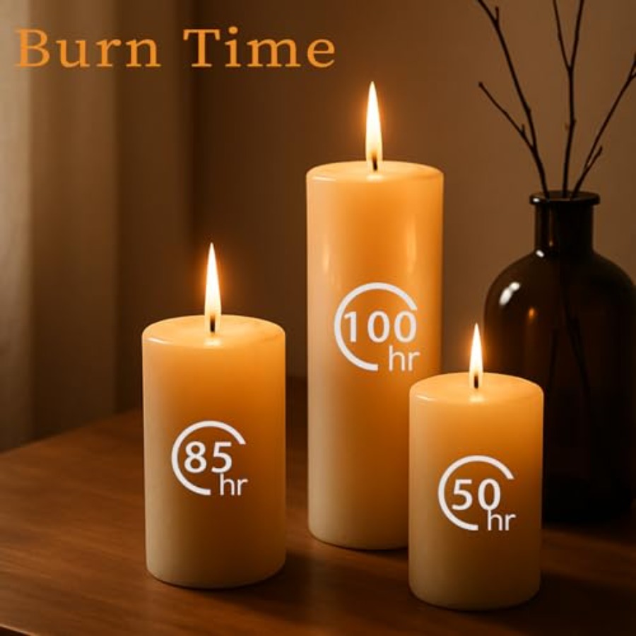 Pillar Candles Set 12 Packs 2. - X Home Decor incelemesi ve fiyatı