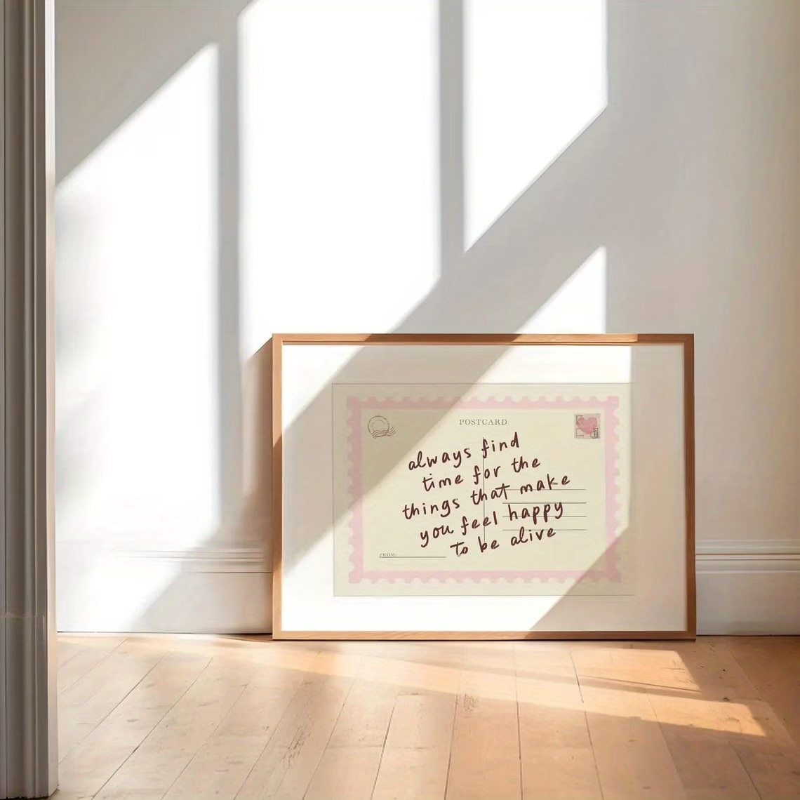 Retro Postcards That Encourage - Home Decor Vintage incelemesi ve fiyatı